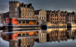 Close to the river. 