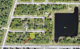 Prime lot located near lake, bike trail, and other homes.